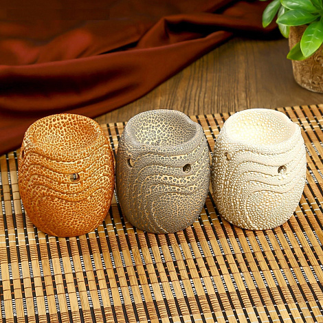 Аромалампа керамика Текстура МИКС 8*6,5*6,5 см