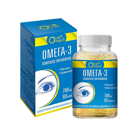 Омега-3 35% OVIE с лютеином и зеаксантином №60