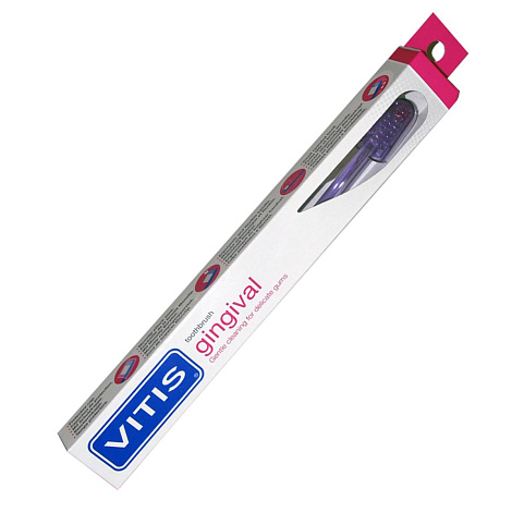 Зубная щетка Vitis Gingival в твердой упаковке