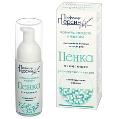 Пенка для полости рта Профессор Персин. Формула свежести и чистоты.