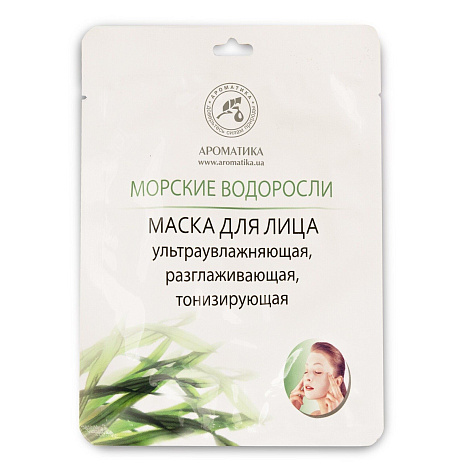 Биоцеллюлозная маска для лица "Морские водоросли"