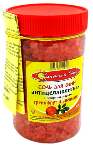Соль антицеллюлитная серия 900 гр в ассортименте