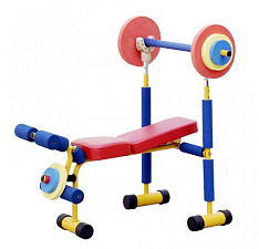  Детский тренажер скамья для жима