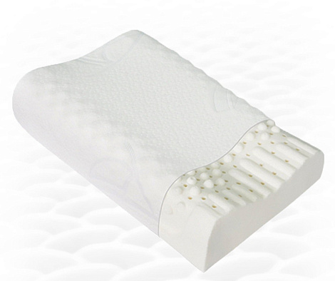 Ортопедическая подушка массажная для подростков из латекса Т.705 (ТОП-205)