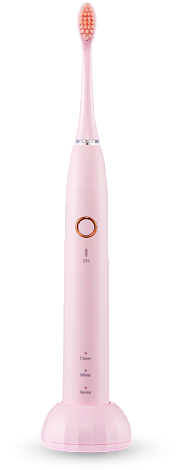 Зубная щетка Ecovel FL-A18 розовая, зеленая, зарядный чехол в комплекте