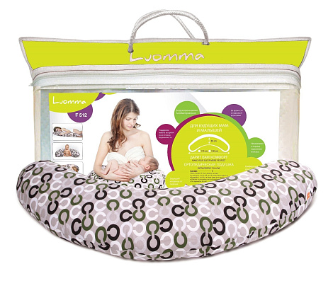 Подушка под голову Lum F-512 для будущих мам и малышей (170х38) 