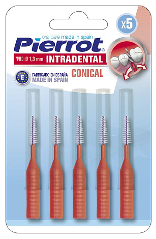 Межзубные ершики Pierrot Conical Interdental (1.3mm) 5 штук 8411732080840