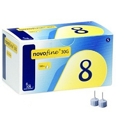 Игла инъекционная Новофайн 30G 0.3mm*8mm