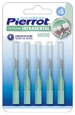 Межзубные ершики Pierrot Micro Interdental (0.9mm) 5 штук 8411732104928