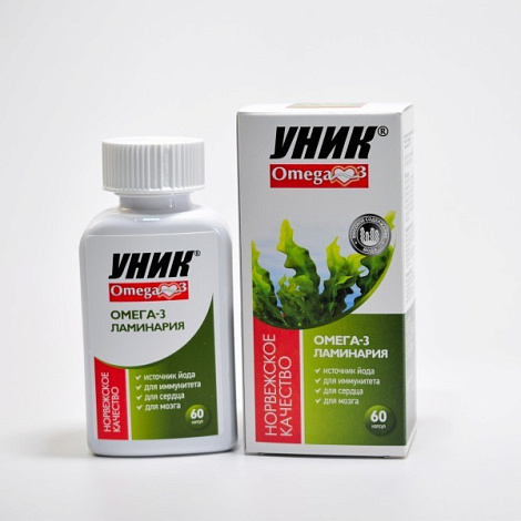 Омега-3 и ламинария капс. №60