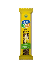 Конфета грильяжная льняная "Flax-батон" банан 30гр Компас Здоровья