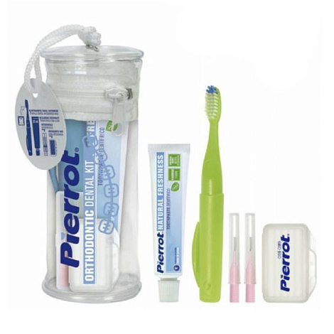 Набор Pierrot Orthodontic Kit (зуб.щетка TRAVEL ORTHO,зуб.паста, 2 ершика 84117329 32521