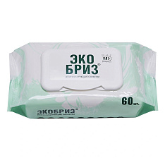 Салфетки "Экобриз" дезинфицирующие 60 шт