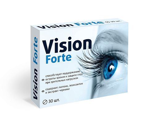 Комплекс витамин для глаз Vision Forte тб №30