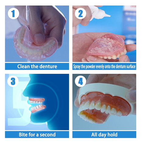Фиксирующий клей порошок Y-Kelin Denture Adhesive Powder, 25 гр.