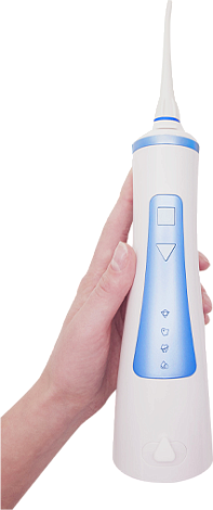 Ирригатор Ecovel FL-V17 увеличенный бак, литиевый аккумулятор, розовый, голубой, серый