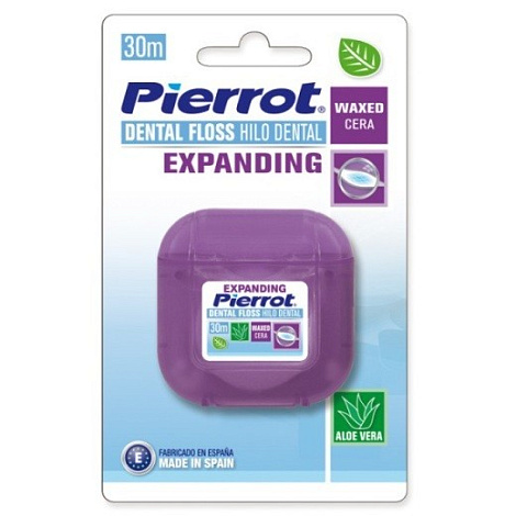 Межзубный флосс Pierrot Expanding Dental Floss ВОЩЕНЫЙ 8411732100487