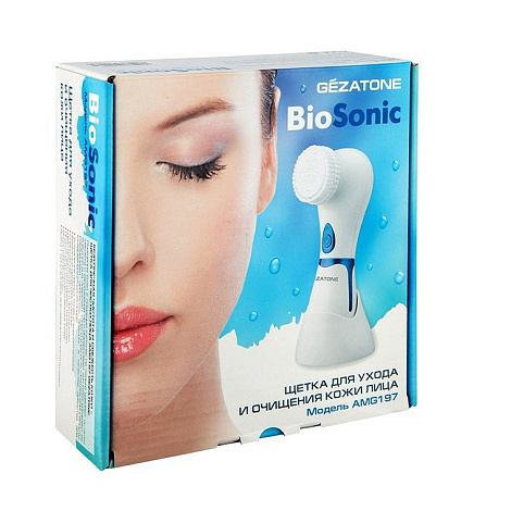 Массажер-щеточка для лица Gezatone Bio Sonic AMG 197