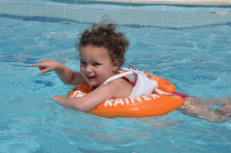  Круг надувной SWIMTRAINER Classic оранжевый 2-6 лет