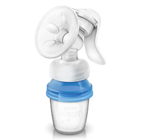 Молокоотсос AVENT Natural ручной с системой хранения молока