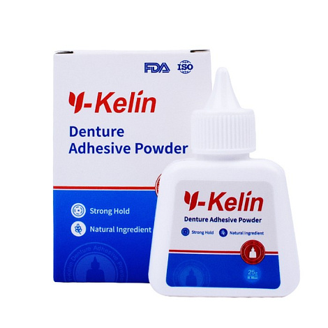 Фиксирующий клей порошок Y-Kelin Denture Adhesive Powder, 25 гр.