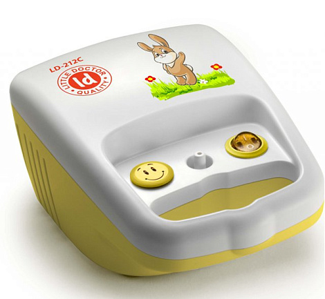 Ингалятор компрессорный Little Doctor модель LD-212С цв. желтый