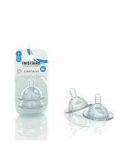 Соска антиколиковая Twistshake (2 шт). Размер Plus (6+m). Арт. 78022