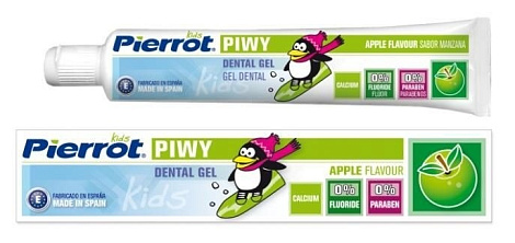 Зубная паста-гель для детей с яблоком Pierrot Piwy Apple Gel 50 ML 8411732001258