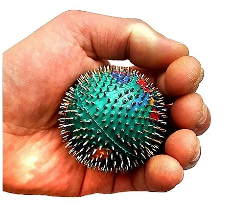 Аппликатор Ляпко "Мячик игольчатый плюс" (шаг игл 4,0)