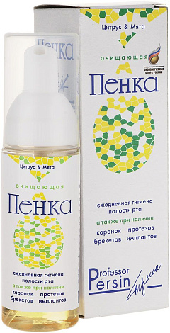Пенка для полости рта Профессор Персин Цитрус&Мята