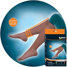 Гольфы женские компрессионные B.Well rehab JW-121 (ИМ)