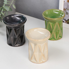 Аромалампа керамика Ромбы МИКС 7,5*6,5*6,5 см