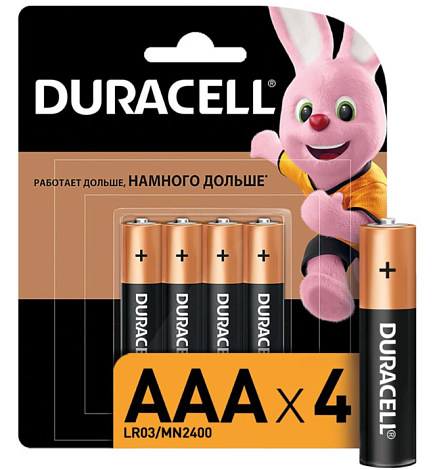 Батарейка DURACELL MN2400 LR03 B4 NEW