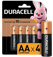 Батарейка DURACELL (АА) MN1500 LR06 B4 NEW