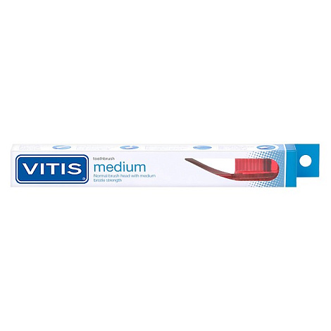 Зубная щетка Vitis Medium в твердой упаковке