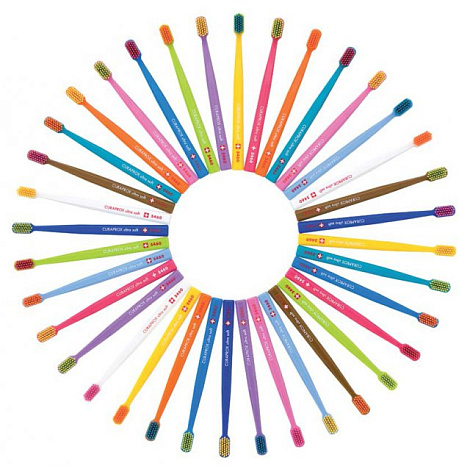 Зубная щетка Curaprox "ultrasoft" в целофане, CS5460 "Cello", D 0,10 мм