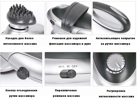 Массажер ручной Zenet Zet-719