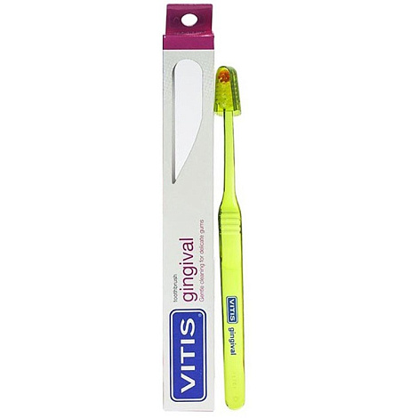 Зубная щетка Vitis Gingival в твердой упаковке