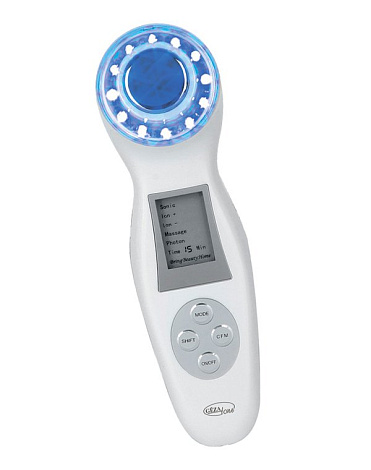 Массажер для лица Gezatone m356 ультразвуковой с функцией светотерапии